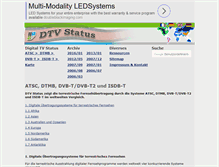 Tablet Screenshot of dtvstatus.net